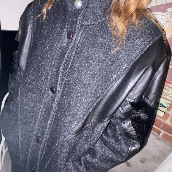 Vintage 80s Editions Long Dolman Sleeve Coat - Picture 3 of 8